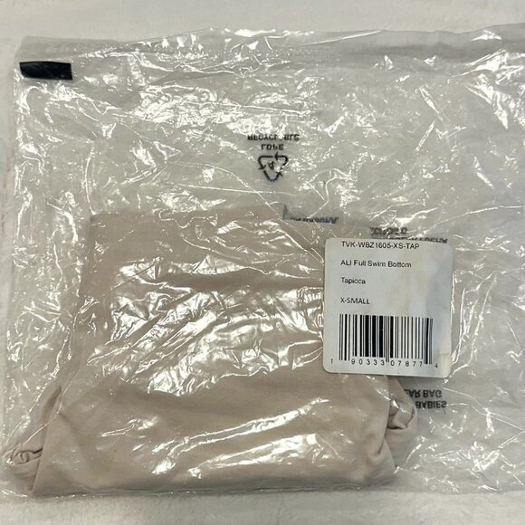 NWT Tavik Ali Full Swim Bottoms in Tapioca - XS - Picture 5 of 8